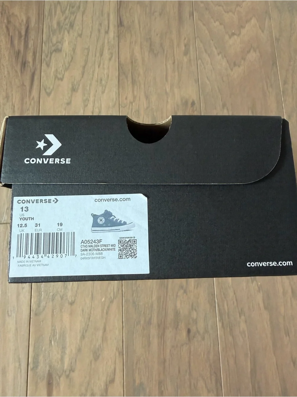Converse Kids CTAS Malden Street Mid Dark Moth/Black/White
